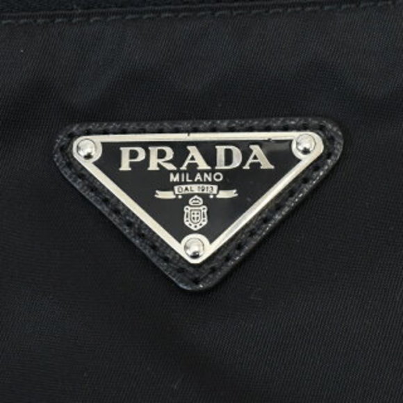 Prada business briefcase triangular plate triangle black - Picture 9 of 9